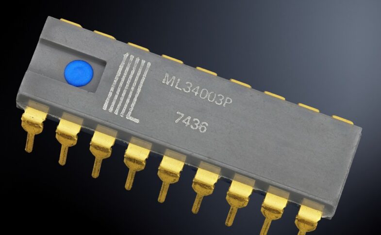 Microchip e componentes tecnologicos de inteligencia artificial