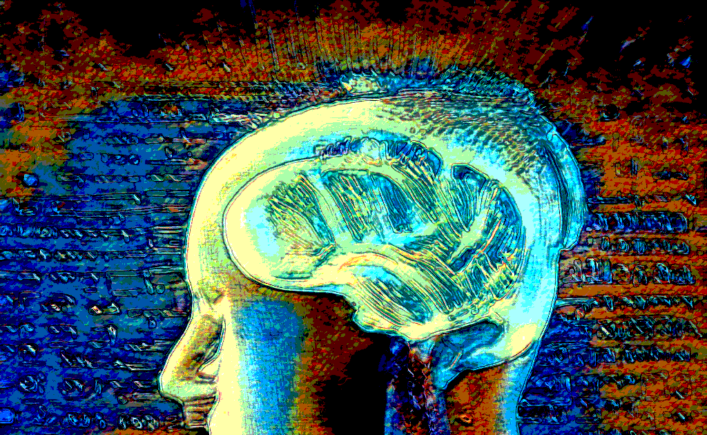 Ilustracao conceitual de Inteligencia Artificial Geral representando o futuro da tecnologia