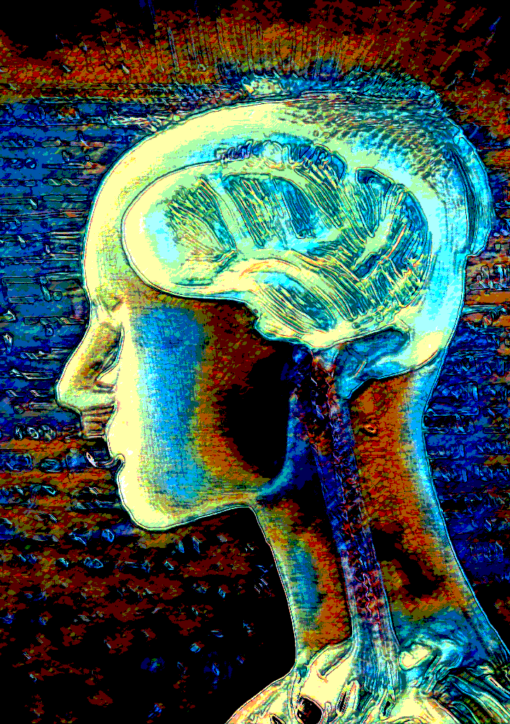 Ilustracao conceitual de Inteligencia Artificial Geral representando o futuro da tecnologia