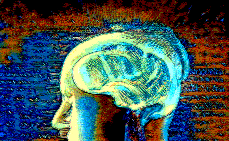 Ilustracao conceitual de Inteligencia Artificial Geral representando o futuro da tecnologia