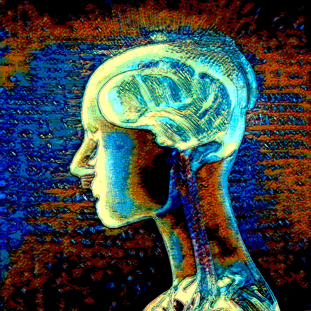 Ilustracao conceitual de Inteligencia Artificial Geral representando o futuro da tecnologia